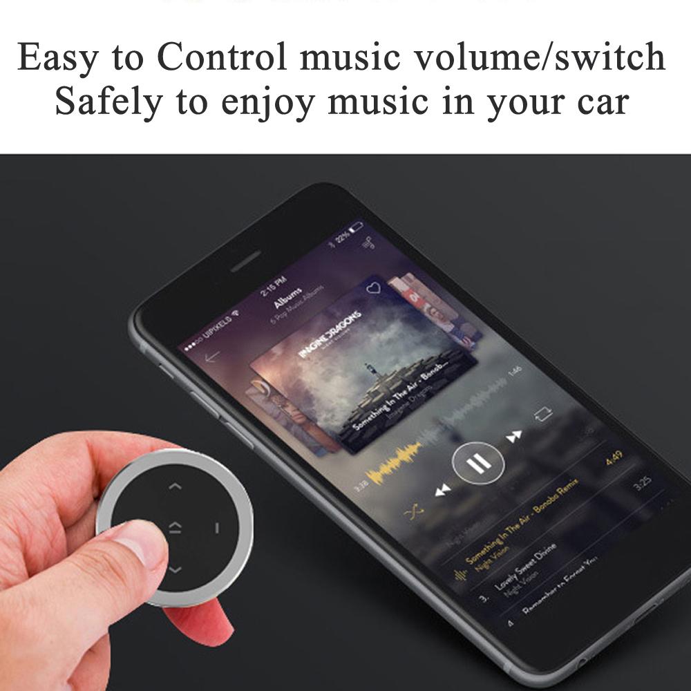 Wireless Car Steering Wheel Control Button Bluetooth Multimedia GPS Remote Control Button Car Radio MP3 Player Controller