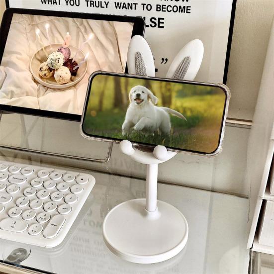 Desktop-Telefonhalter-Pad mit Schwamm, höhenverstellbar, multifunktional, platzsparend, kompakte Telefonhalterung