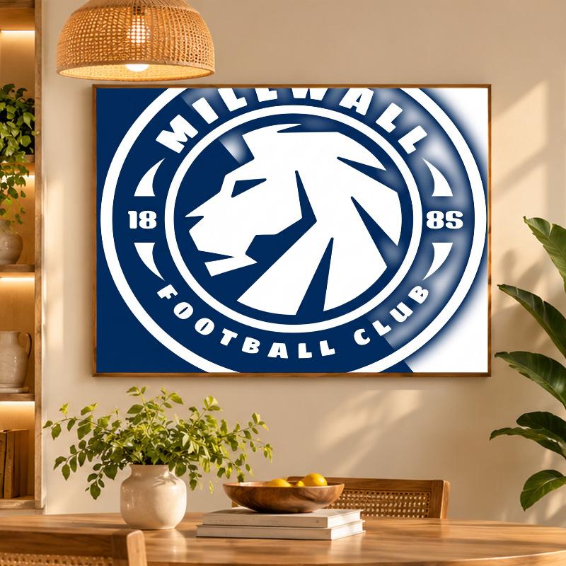 5D Diamond Painting Millwall Football DIY Full Drill Diamond Art Kit Home Decoration
