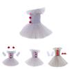 Colorful Mesh Princess Dress Set For Halloween Costume Parties
