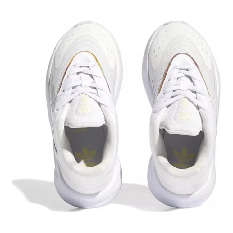 Adidas Originals Ozelia Comfortable Versatile Low-Top Kids Casual Shoes Kids Casual Shoes Pink White HQ1598