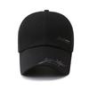 Spring and Autumn Hat Men's New Printed Cap Dome Curled Edge Sunscreen Big Eaves Canvas Twill Baseball Cap