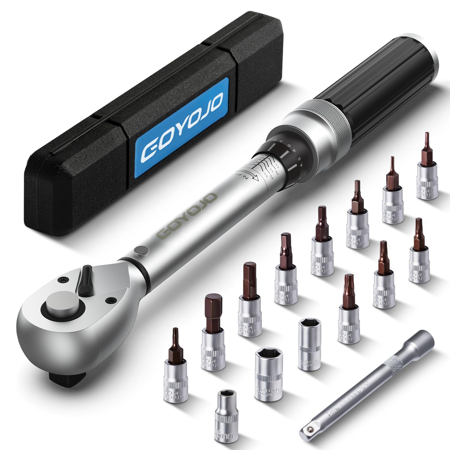 

Динамометрический ключ дюймовый 2-24 Нм новый в наборе динамометрических ключей для обслуживания велосипедов инструмент для шоссейных горных велосипедов регулируемый многофункциональный инструмент