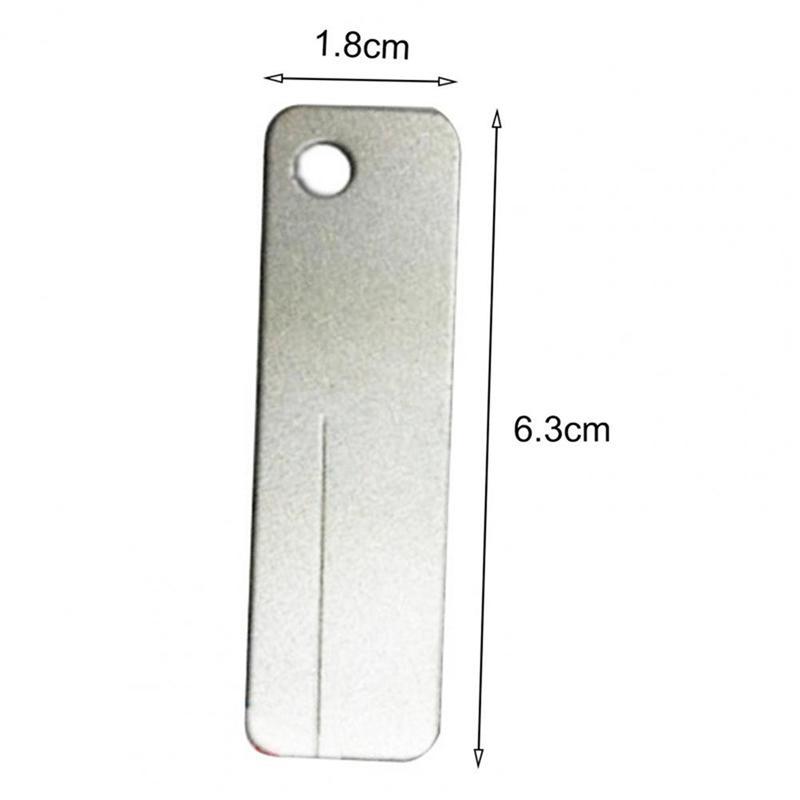 1Pc Fishing Hook Sharpener Portable Diamond Stone Mini EDC Pocket Keychain Fish Hook Sharpen Tools Knife for Outdoor Accessories