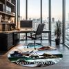 Custom Name Assassin’s Creed Printed Round Rug Carpet Chair Rug Area Rug Entryway Doormats,for Office Chair Living Room Bedroom Kitchen Room.