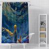 The L-Little P-Prince Cartoon Shower Curtain Waterproof Polyester Fabric Paint Colorful Bath Curtains Curtain With Hook