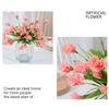 15 Heads Artificial Carnations Flower Real Touch Carnation Flower with Stem for Floral Arrangements DIY Wedding Bouquet Home Table Centerpiece