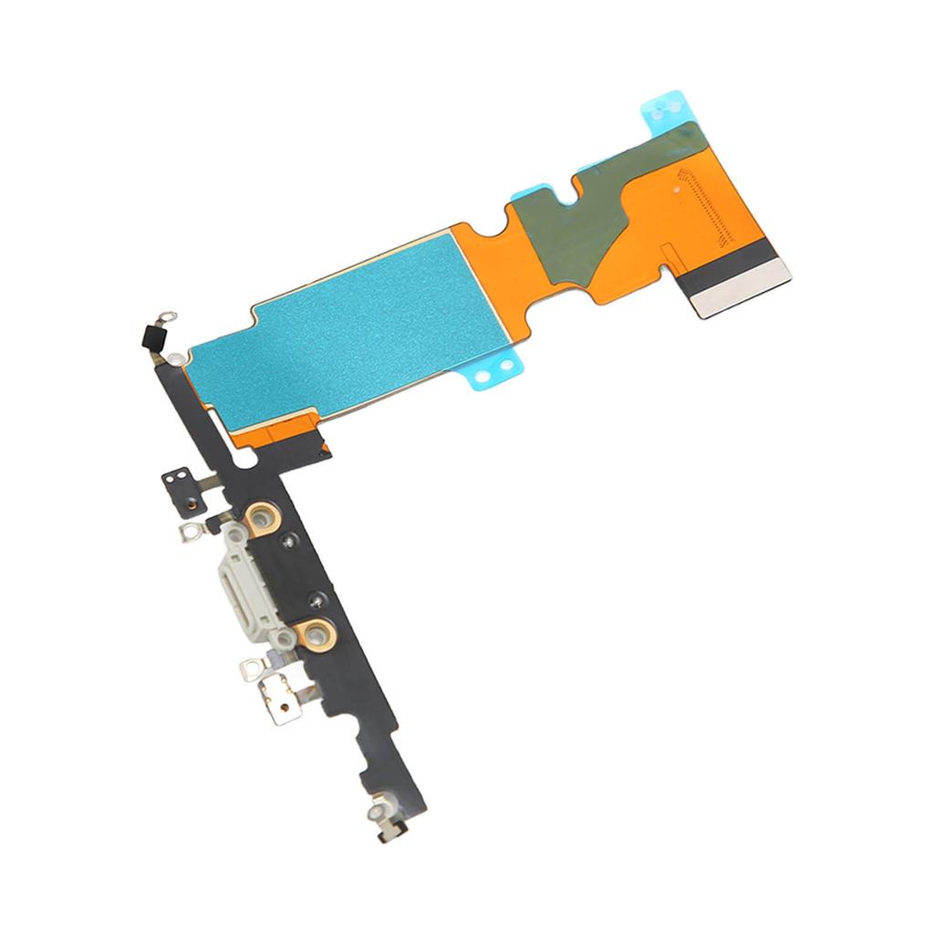 USB Charging Flex Cable Phone Charging Port Connector Flex Cable Replacement for IPhone 8 PlusWhite