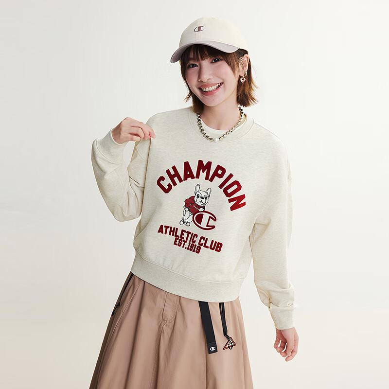 Champion Women's Puppy Print Pullover Sweatshirt