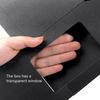 20pcs Black Treat Boxes with Transparent Window and Hole Paper Gift Box Square Gift Packing Box for Party Wedding Thanksgiving New Year's Dates