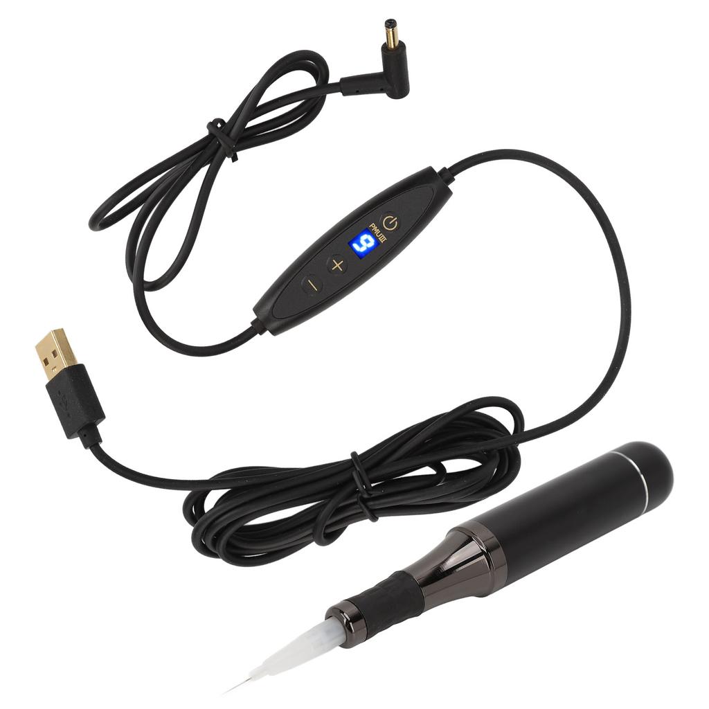 Tattoo Machine Micropigmentation Eyebrow Eyeline 9 Gear Speed PMU Permanent Makeup Pen 100‑240V US