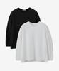 Minav 2-Pack Basic Layered T-Shirt