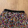 Girls' Leisure Suit 2025 Spring/Summer Children's Sequin Short Skirt Love Short Sleeve Top Two-piece Set