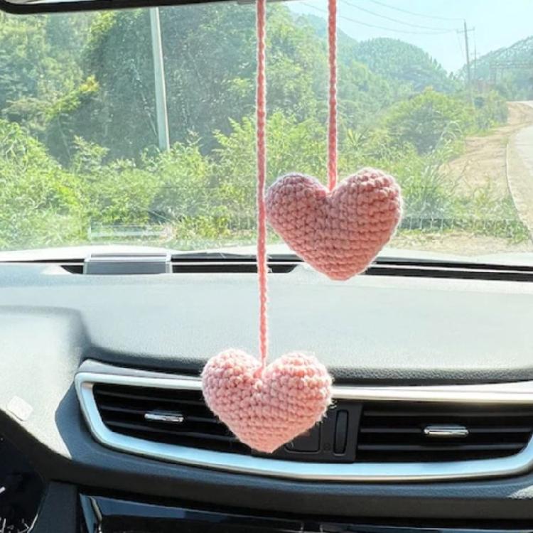 Handmade Crochet Car Styling Plant Succulent Car Plant Ornamentos Decoration