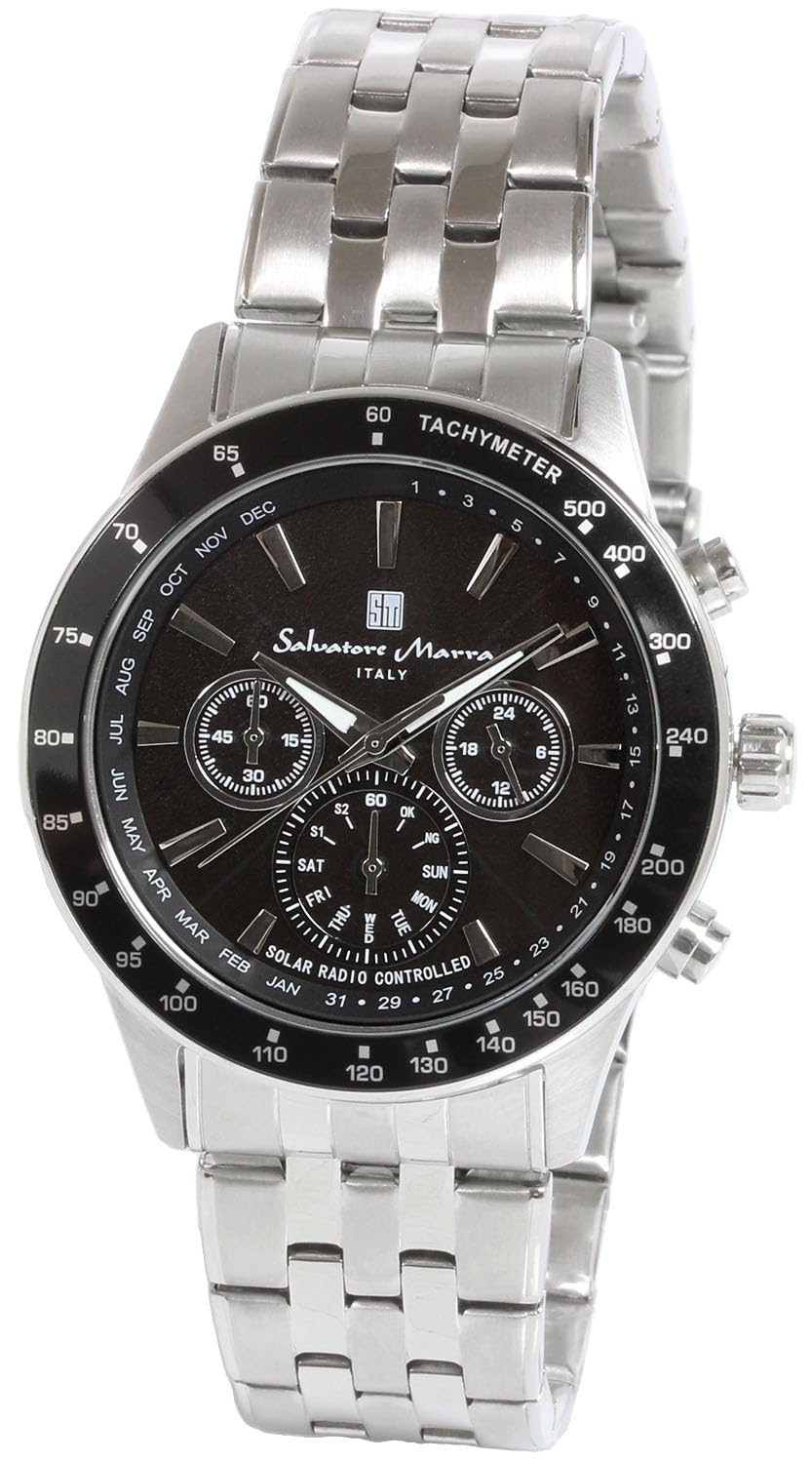 

Радио Лимитед Итальянский Черный x [Сальваторе Марра] Наручные часы, Солнечные, Хронограф, Издание, Бренд, Серебристые, Мужские, SM14117-SSBKSV чёрный