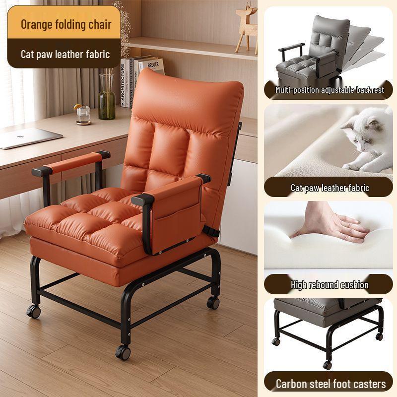 Foldable Reclining Sofa Chair for Dorm or Bedroom
