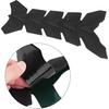 3D Protector Decal Sticker, Motorcycle Tank Protector, Motorcycle Gel Oil Gas Tank Pad Fish Bone Protector Decal Sticker Pad Decor Rubber(black)