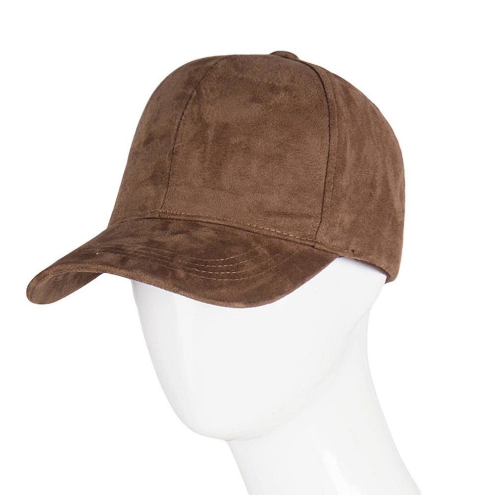 

Модный Бренд Кепка Snapback Женская Кепка Уличный Хип-Хоп Замша для Женщин Черный Серый Бейсбольные Кепки Adjustable коричневый