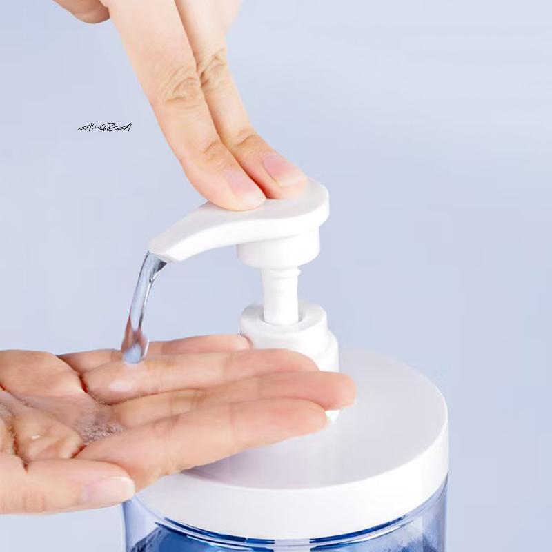 500/1000ML Clear Wide Mouth Liquid Container - Bath Gel Soap Dispenser Shampoo Lotion Bottles for Hand Washing And Sub Bottle