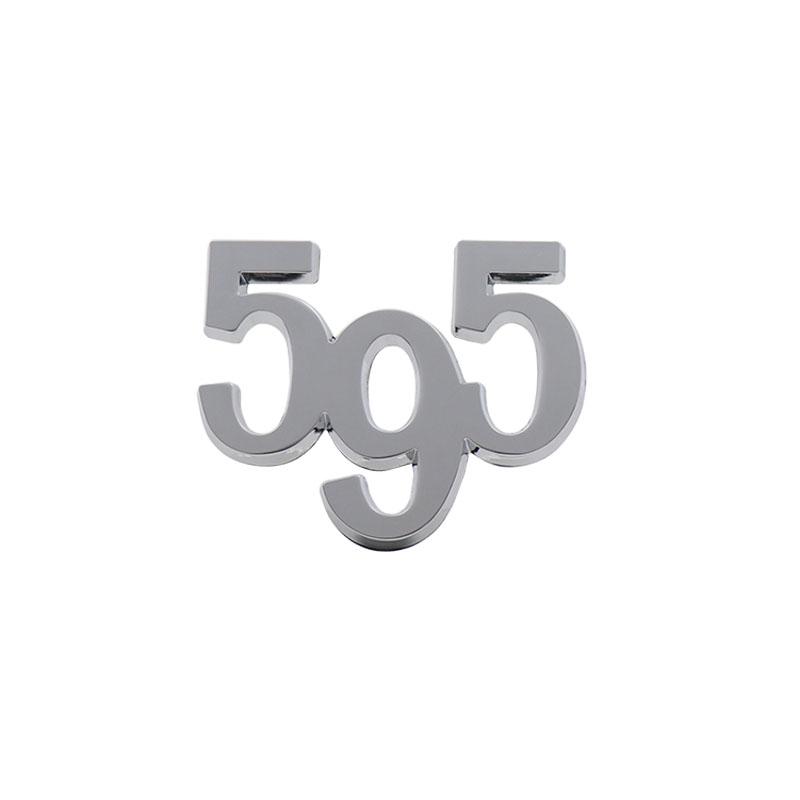 3D Premium 595 for 124 125 130 131 Punto 500 600 Abarth Italy Car Fender Trunk Rear Bonnet Decal Emblem Badge Sticker Accessories