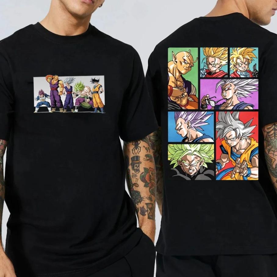 

The Latest Dragon Ball Wukong Short-sleeved T-shirt Printing Loose Round Neck Tide Brand Summer Men and Women Tide 4XL