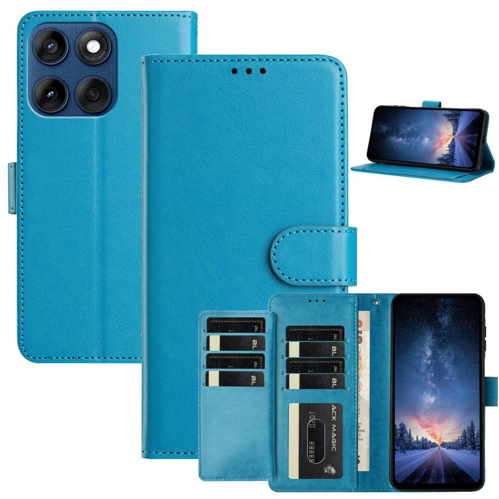 Wallet Phone Case for Motorola Edge 60 5G/Edge 60 Fusion 5G/Edge 60s 5G Stand PU Leather Folio Flip Cover with 8 Card Slot