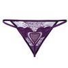 Women Floral Perspective Sexy Panties Briefs Heart G-string Thong Underwear
