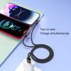 90degree Angled Type C And USB Charging Cable  5A Fast Charge Cord For Quick Power Delivery And Data Sync