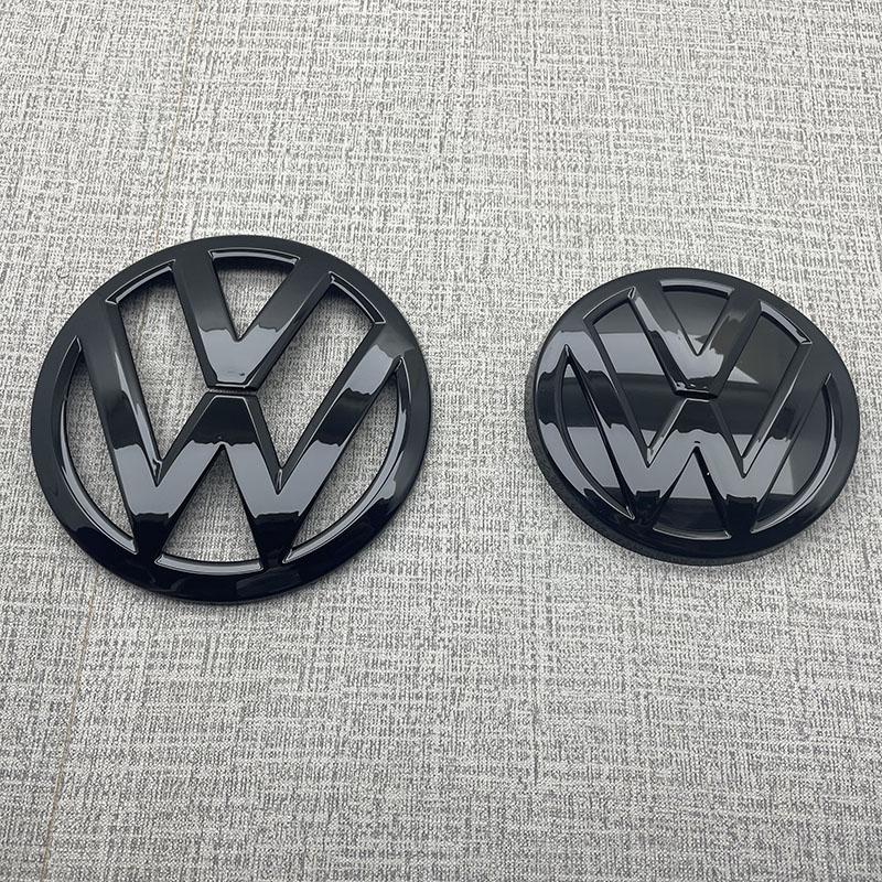 CJOZW1 2026 Hot Emblems For VW Volkswagen Jetta MK5 Golf 138mm 110mm Car Styling Front Grille Badge Rear Trunk Lid Emblem Replacement F