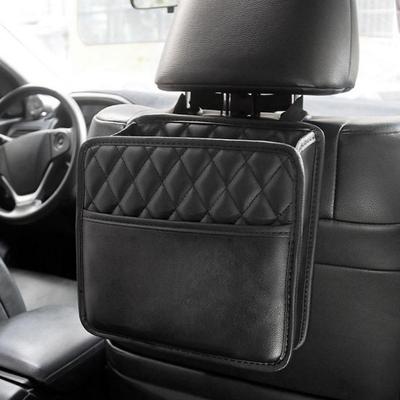 Bolsa de Armazenamento Multifuncional para Carro Bolso de Armazenamento para Encosto de Banco de Automóvel Caixa de Armazenamento Suspensa para Carro Interior Universal