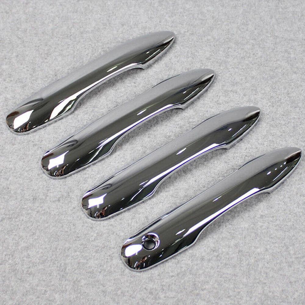 4x for Toyota Yaris Cross Hybrid 2025 2025 XP210 Stickers 2025 2020 Chrome Car Door Handle Cover Trim Styling White Accessories