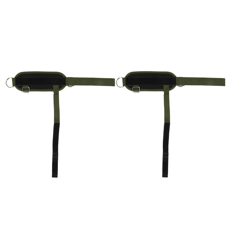 

Нейлоновый ремешок на лодыжку, лента для тренировки силы ног и ягодиц, регулируемая пряжка, фитнес-аксессуар для тренировок в зале и дома One Size темно-зеленого