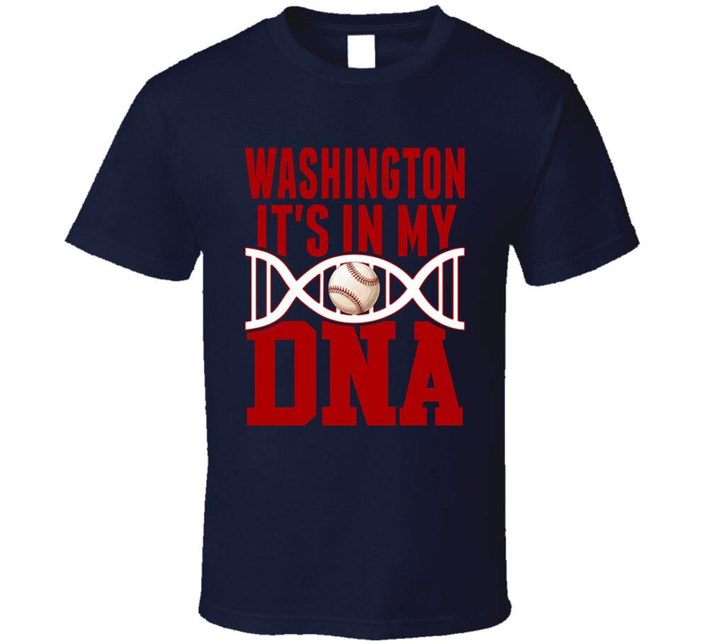 

It s In My Dna Washington Baseball Fan T Shirt Mens Womens Tees Top S