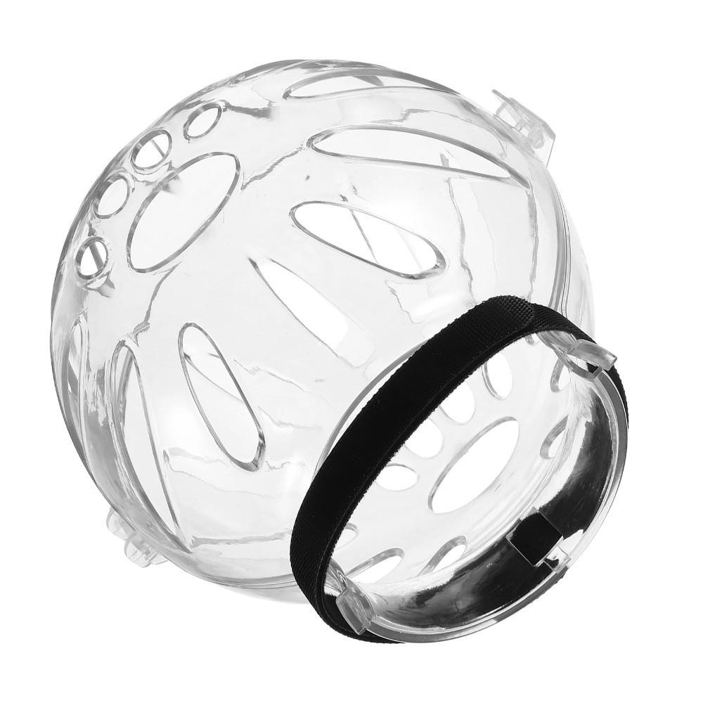 Sturdy Cat Head Cover Ball-shaped Pet Protective Helmet Paw Cover Anti-bite Mask  Prevent Licking