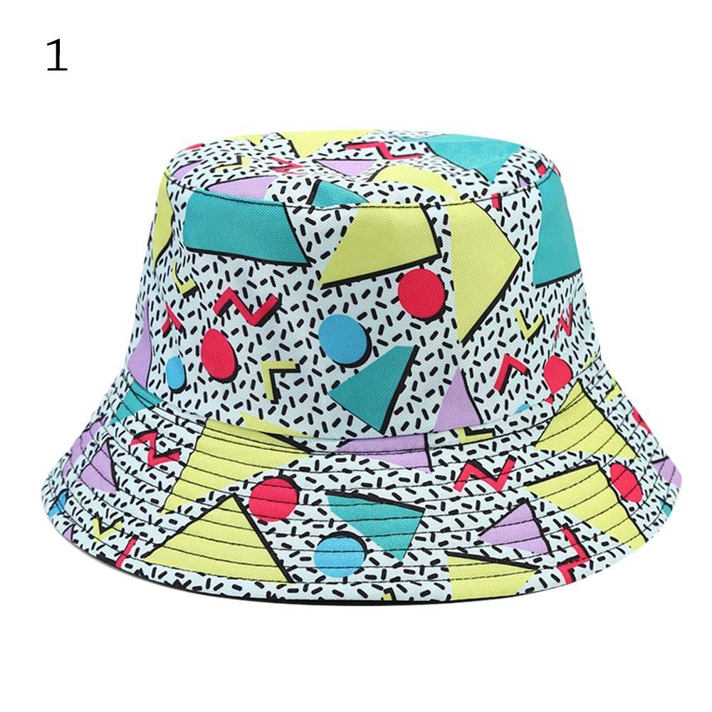 Double-sided Fisherman Cap Anti-UV Sun Hat Casual Bucket Hat  Men Women