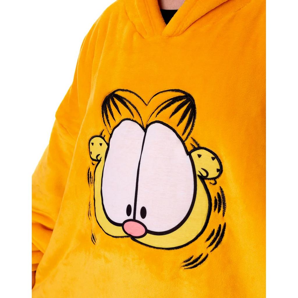 Unisexowy Oversize'owy Koc z Kapturem Garfield dla Dorosłych