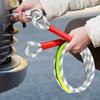 3/4/5M Car Tow Rope Set 10T/5T Tow Strap Off Road Towing Rope Heavy Duty Emergencies Equipment Tow Rope With Hooks For Truck ATV