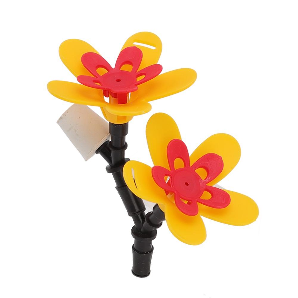 Hanging Design DIY Hummingbird Feeder Dual Flower Hanging Hummingbird Feeder For Courtyard