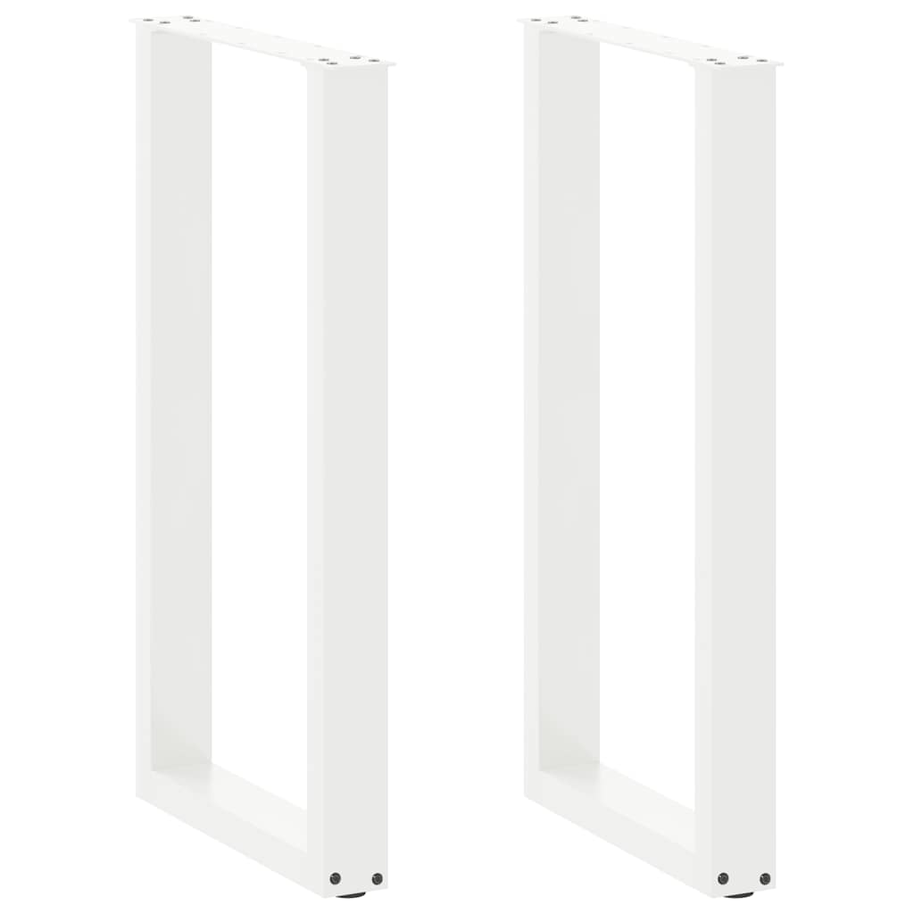 Coffee Table Legs, 2 Pcs, White, 40X(90-91) Cm, Steel