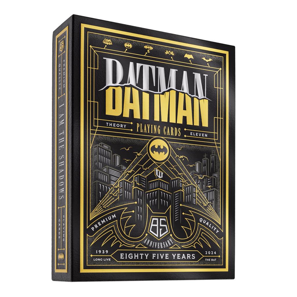 theory11 Batman 85th Anniversary Premium Playing Cards, Poker Size Standard Index