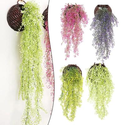 1 Stück Weide Wandbehang Grüne Ranke Bar Wandbehang Blume Heimdekoration Künstliche Pflanzen Kunststoff Wandbehang Ranke Dekor
