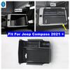 For Jeep Compass   Armrest Arm Rest Storage Box Center Console Compartment Glove Tray Organiser Car Interior Accessories