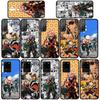 For Samsung Galaxy S25 S24 S23 iPhone 17 16 15 Xiaomi Redmi Note 14 13 12 11 Pro Max XR Phone Case Bakugou Katsuki My Hero Academia OPPO Huawei Cover