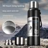 316 Stainless Steel Inner Tank Vacuum All-Steel Thermos Pot for Men's Outdoor Travel and Mountaineering Large-Capacity Thermos Cup
