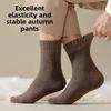 Wool Socks for Men, Mid-calf Socks, Warm and Anti-pilling Floor Socks