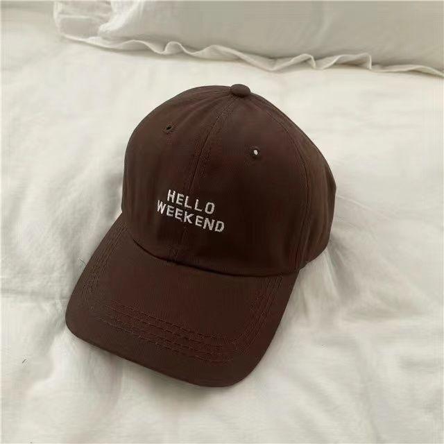 

New cap female tide brand spring and summer thin versatile big head circumference couple hat fashion baseball cap adjustable