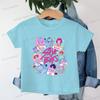 Baby Girls Boys Clothing KPop Demon Hunters Saja Boys T-shirt Tops Cartoon Cute Kids Clothes Harajuku Cotton Baby Girls T Shirt