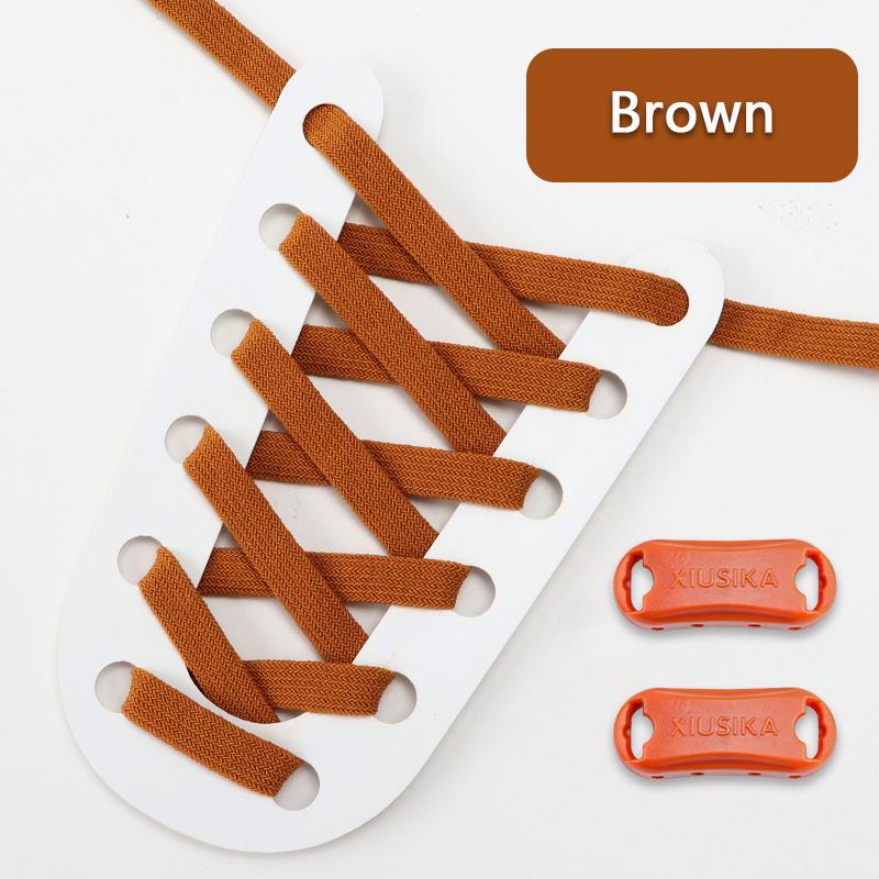 No Tie Elastic Flat Shoelaces for Kids Adults Adjustable Tieless Shoe Lace Without Ties Shoelace for Sneakers Stretch Shoestring