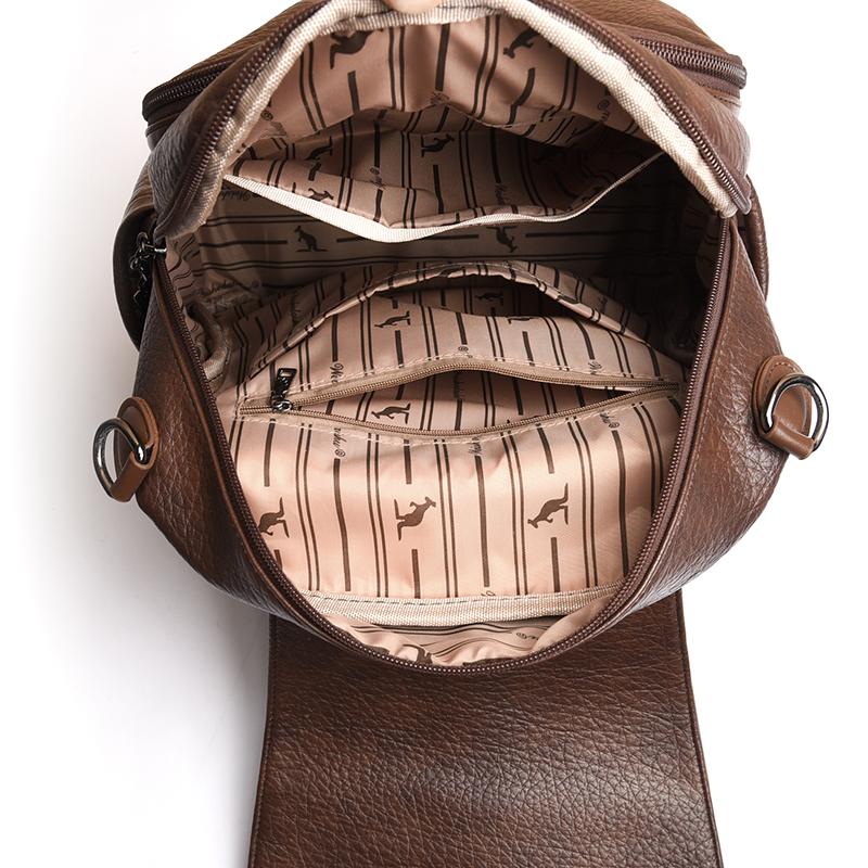 PU Backpack Women's Lightweight Backpack Multi-functional Shoulder Bag