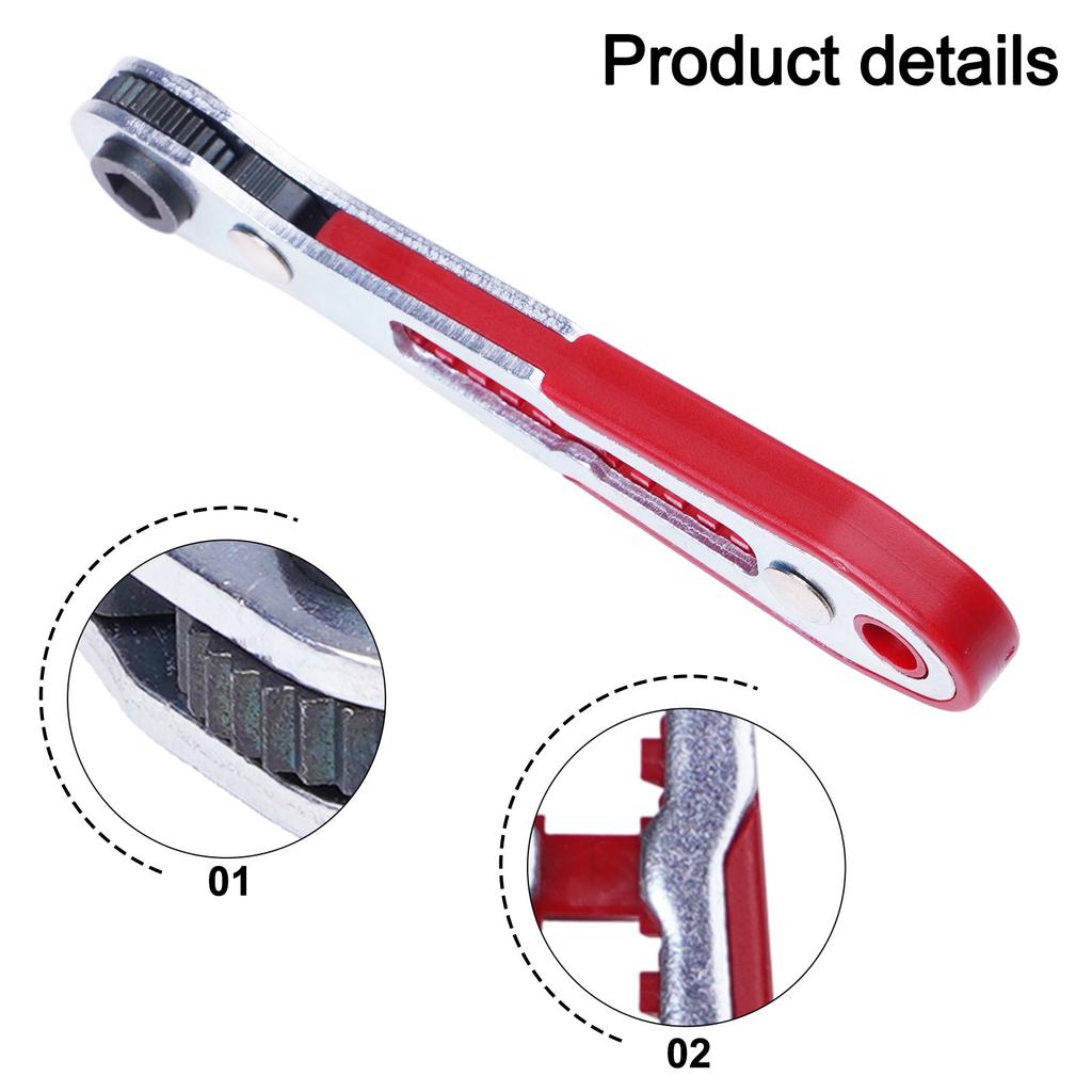 Mini Magnetische Ratsche Für 1/4 Sechskant Schraubendreherbits Und 1/4 Vierkant Stecknüsse Zweiwege-Ratsche Schraubendreher